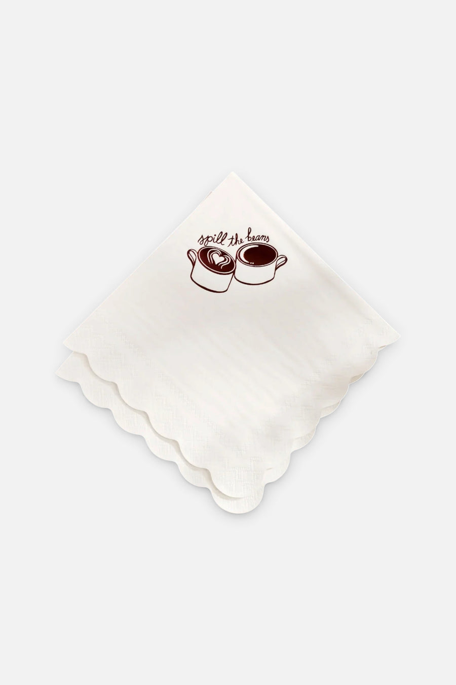 One & Only Paper Spill The Beans Paper Beverage Napkins – side view