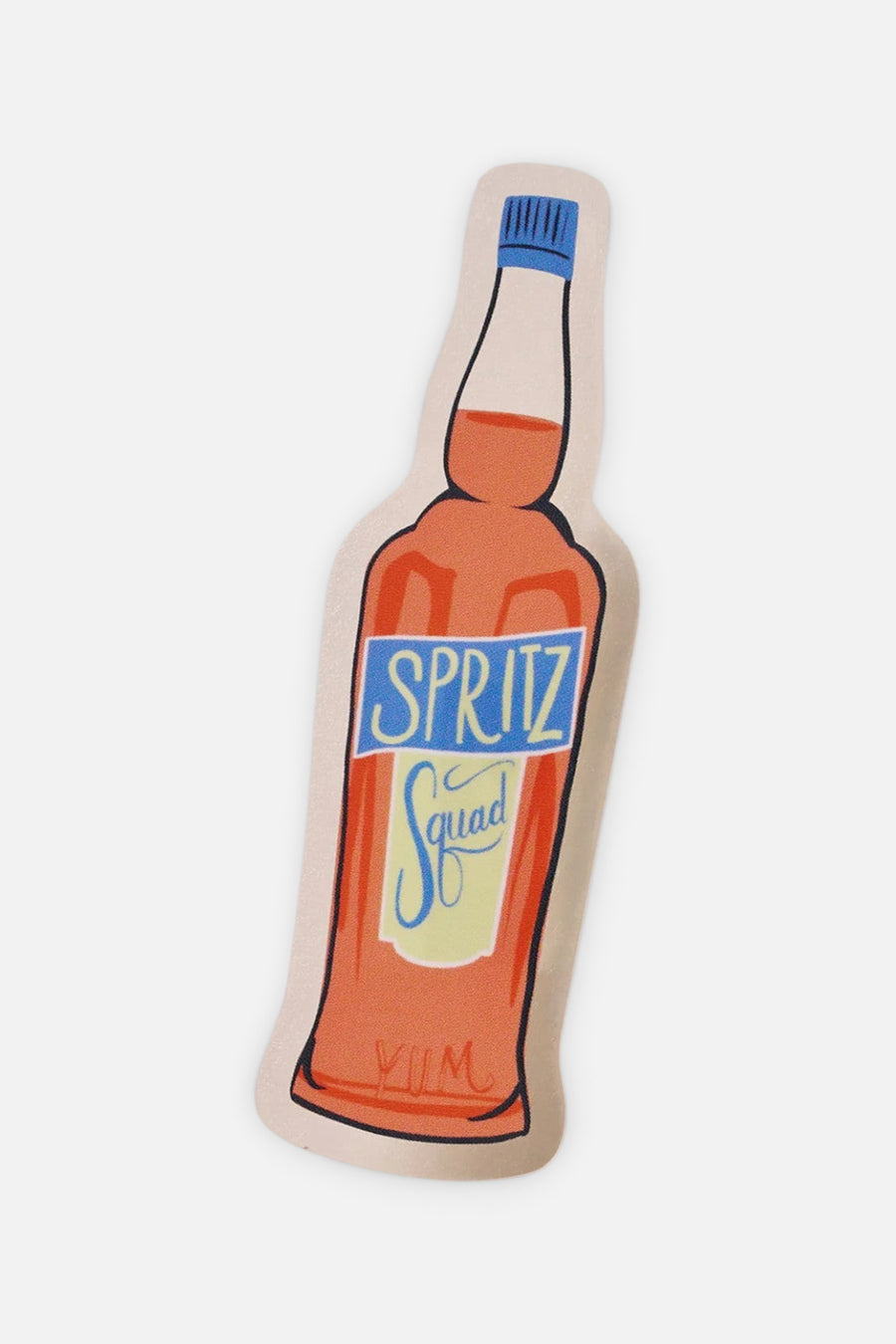 One & Only Paper Spritz Squad Clear Sticker – back view