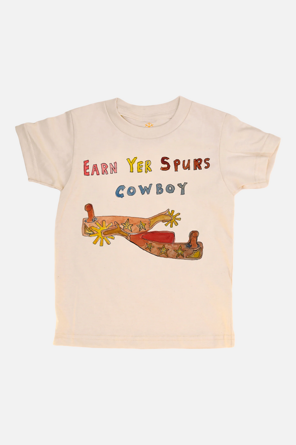 Orange Heat Earn Your Spurs Kids Tee