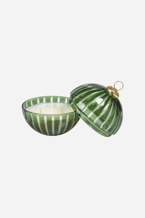 Ornament Candle Green 5'' Siberian Fir