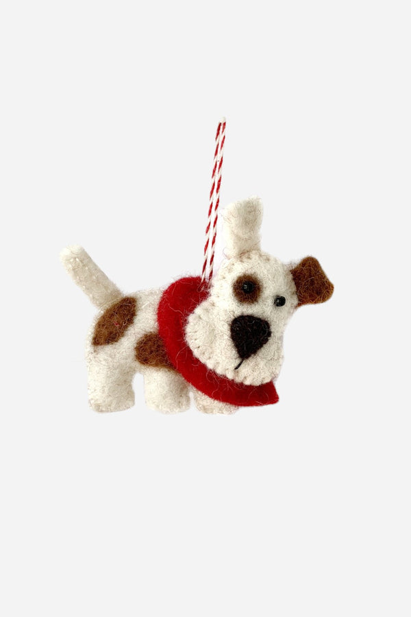 Ornaments 4 Orphans Dog Felt Wool Ornament