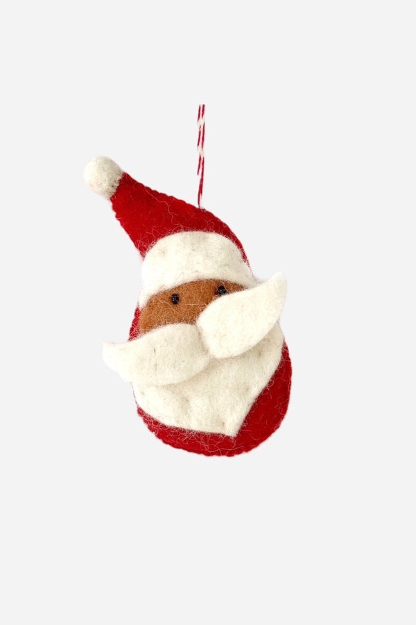 Ornaments 4 Orphans Santa Felt Wool Ornament