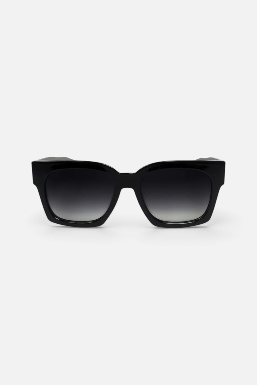 OTRA Eyewear Alba in Black & Smoke Fade – front view
