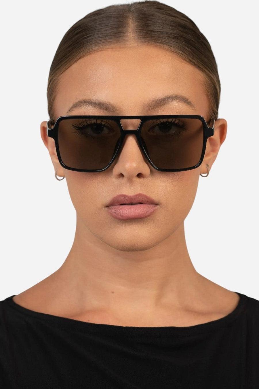 Otra Eyewear Zoya in Black – side view