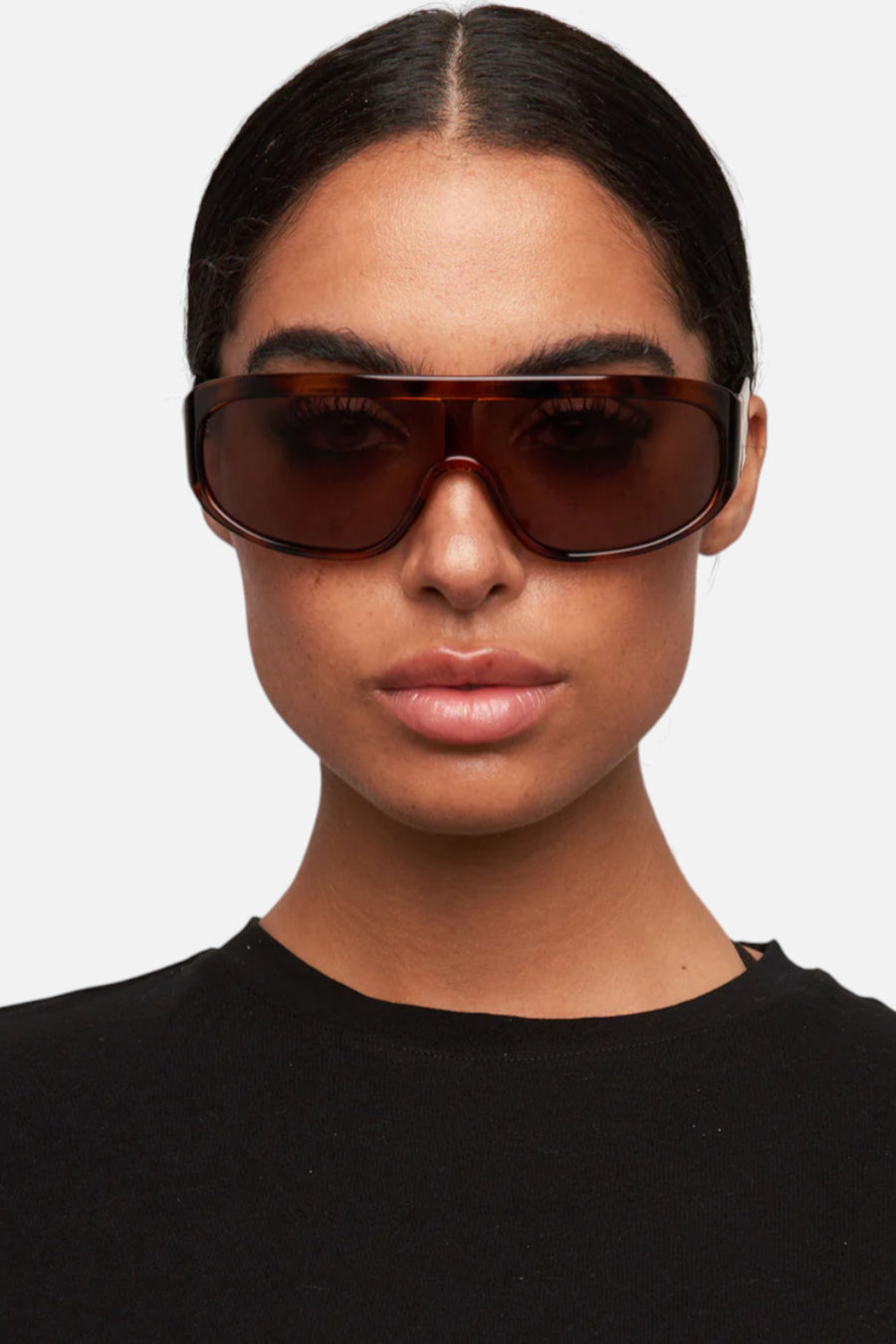 Otra Rio Sunglasses in Tortoise & Brown – back view