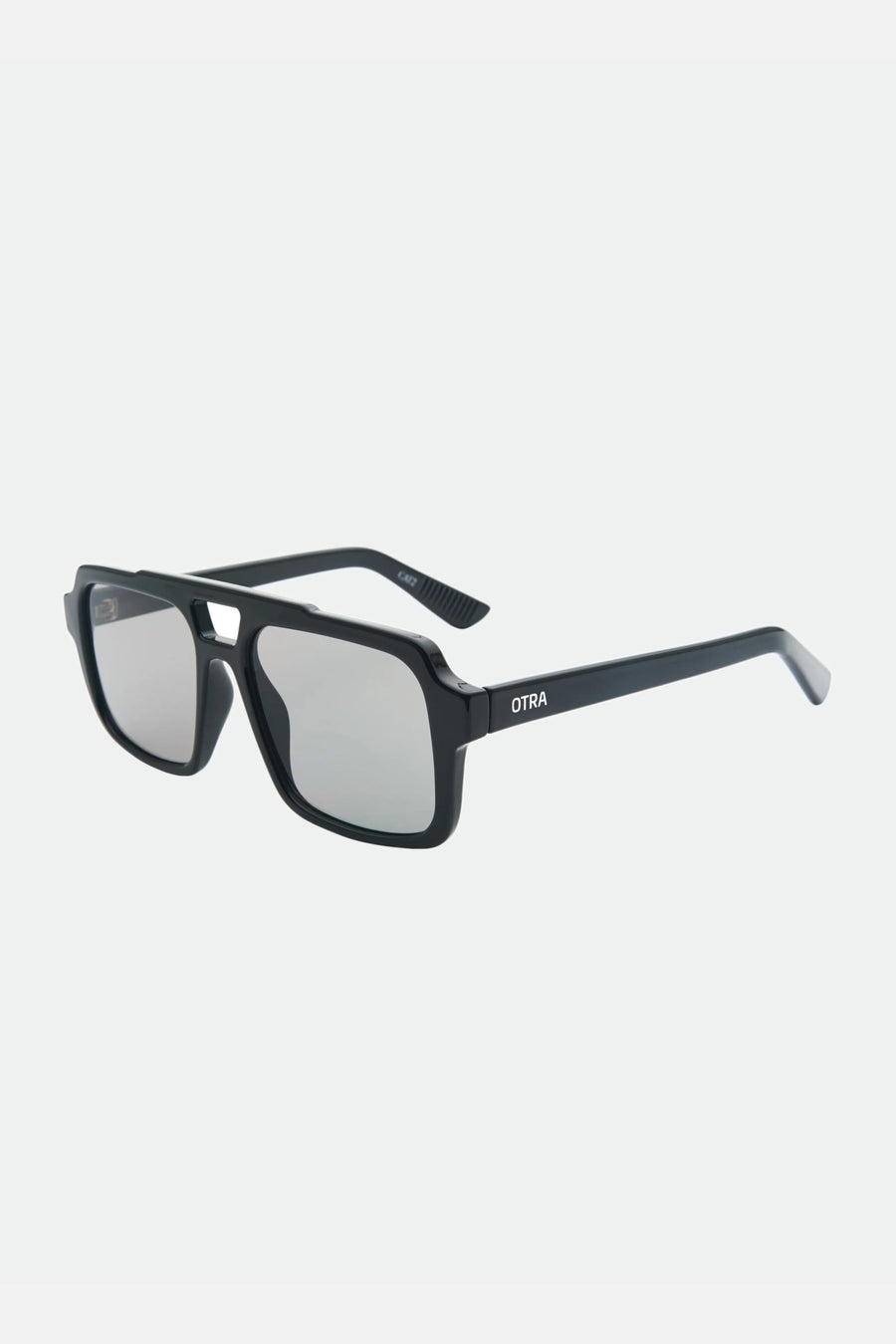 Otra Tame Sunglasses in Black and Smoke – side view