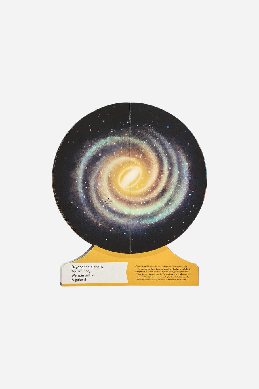 Our Galaxy Board Book – side view