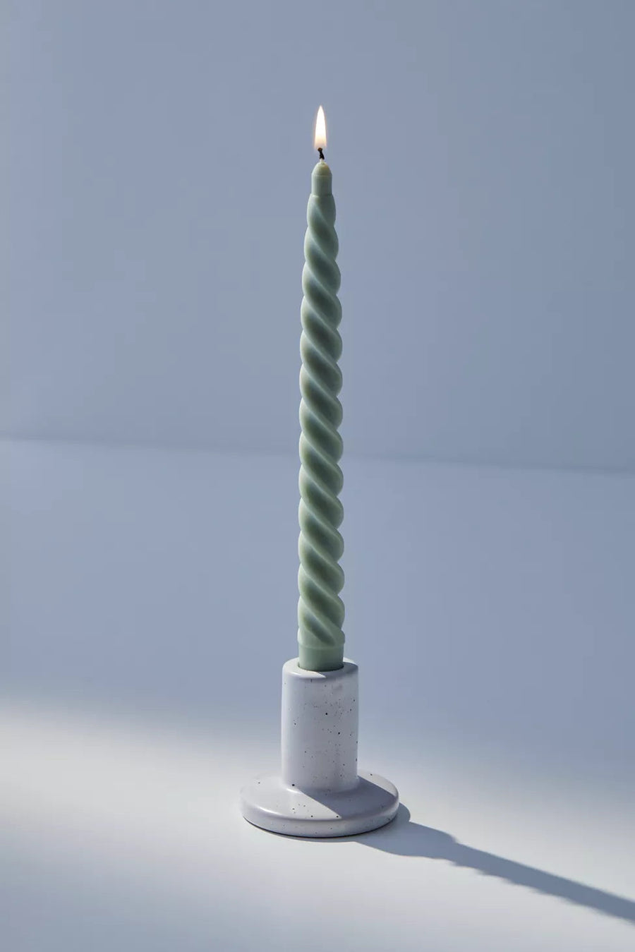 Paddywax Ceramic Taper Candle Holder, 2.9" – back view