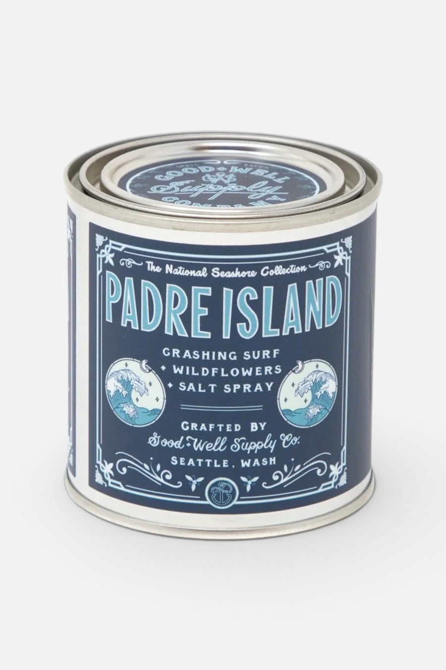 Padre Island National Seashores Half Pint Candle – front view
