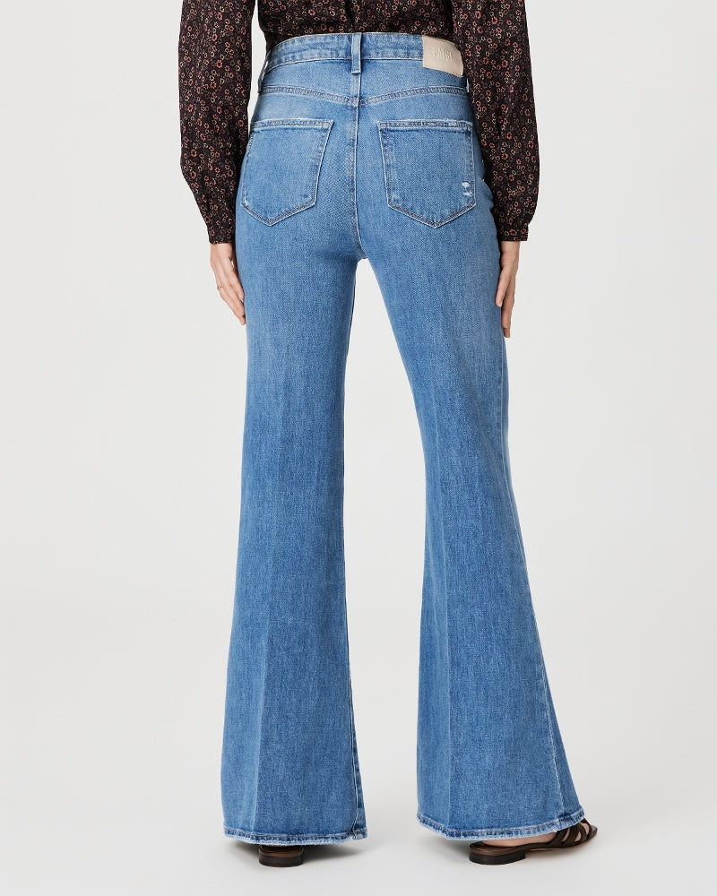 Paige Charlie Flare 32" in Gabriella Distressed – detail