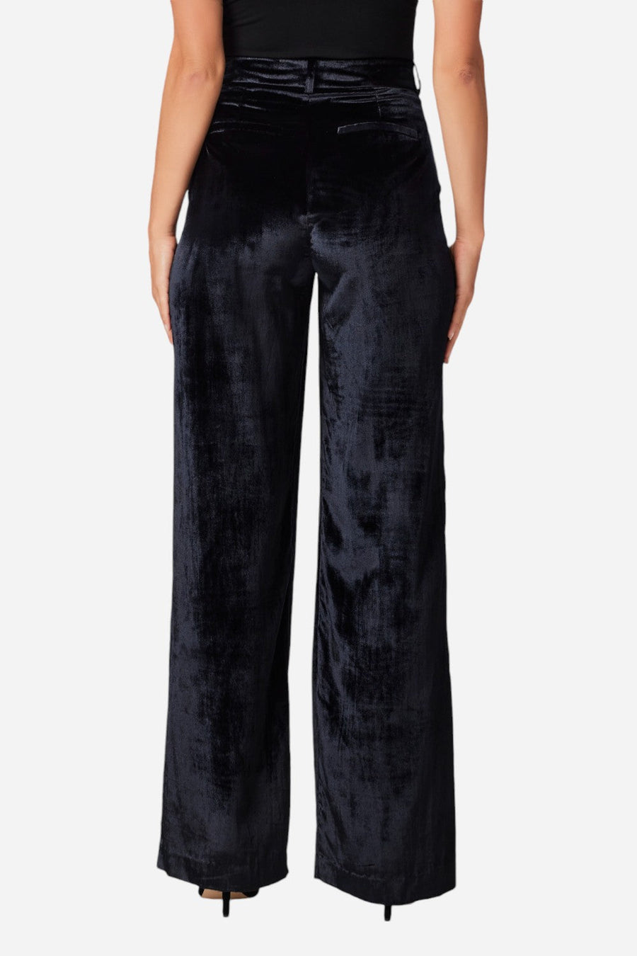 Paige Chateau Pant in Midnight – side view
