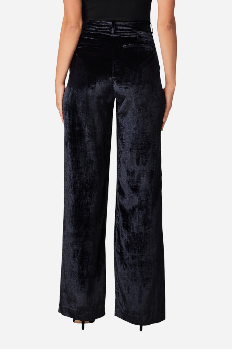 Paige Chateau Pant in Midnight – side view