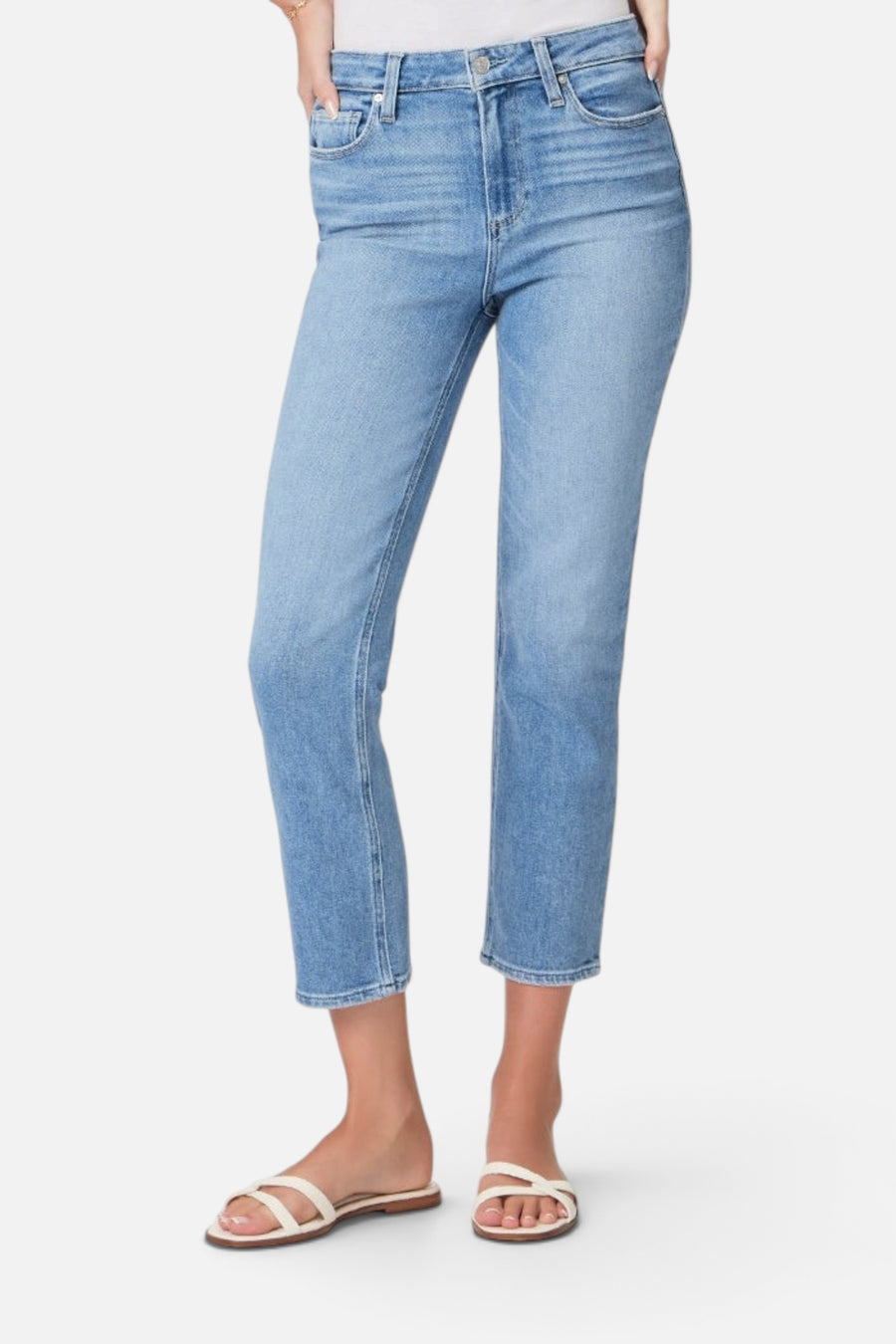 Paige Cindy Crop Jeans in Helena – back view