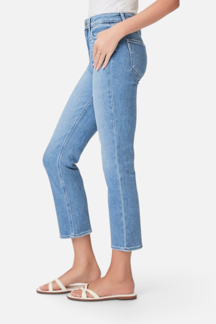 Paige Cindy Crop Jeans in Helena – side view