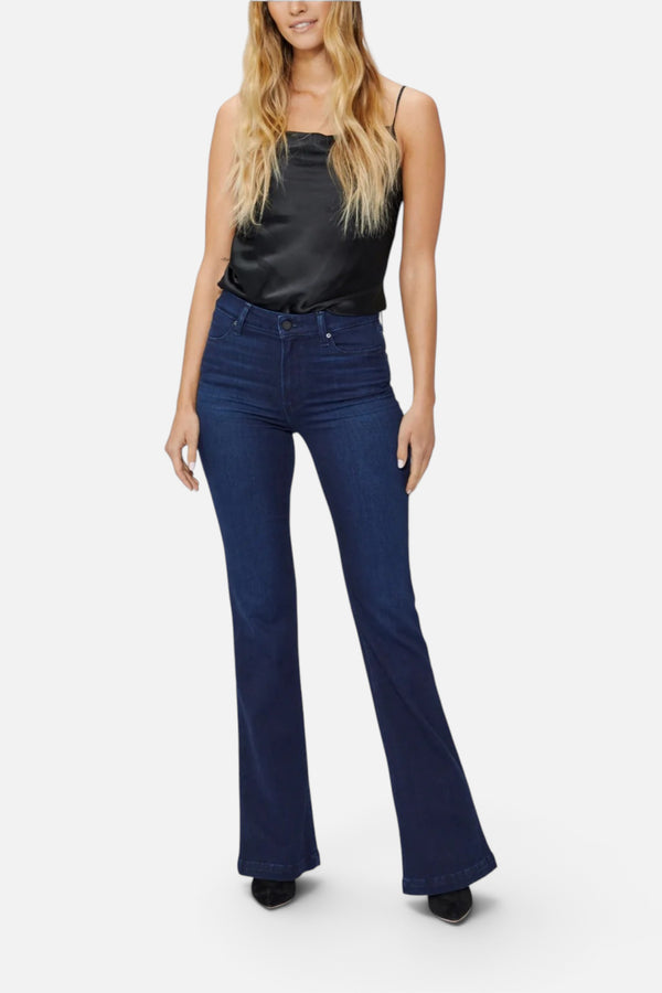 Paige Denim Genevieve Linear Coin Pocket Flare