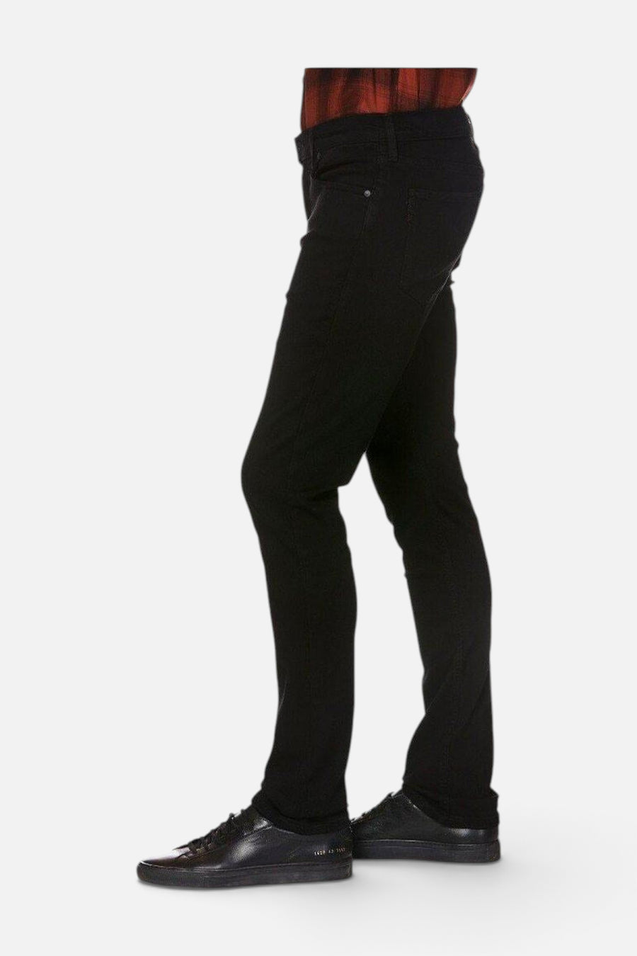 Paige Federal Jean In Black Shadow – detail