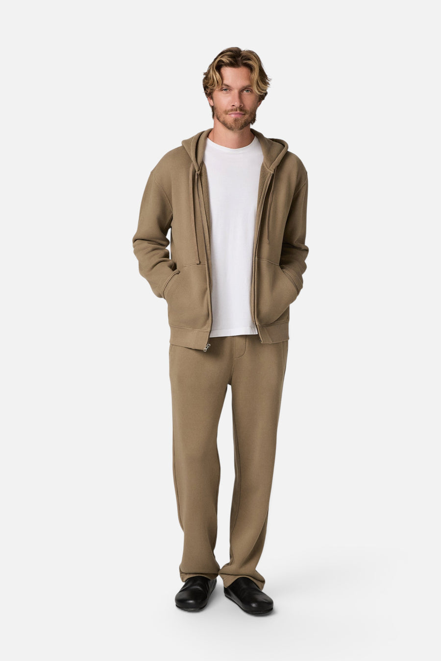 Paige Godfrey Sweatpant in Washed Hinoki – full length