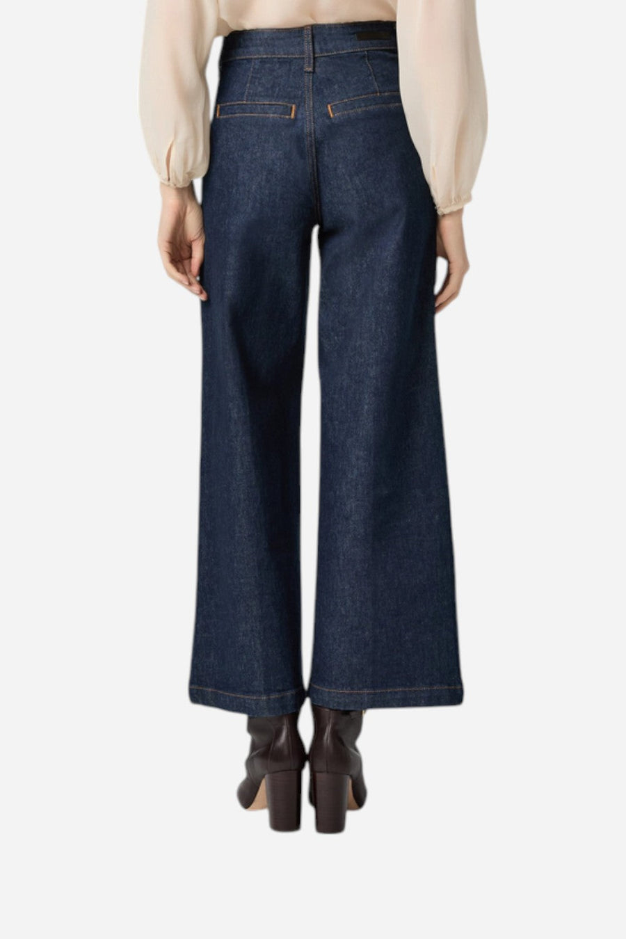 Paige Harper Ankle Wide Leg Jean in Amora – side view