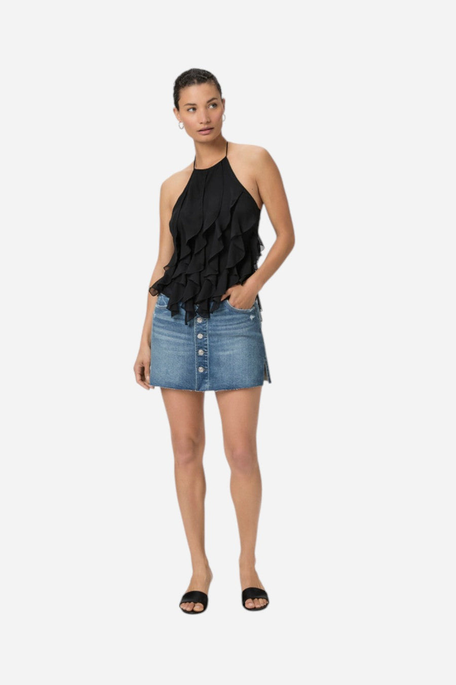Paige Jessie Skirt in Storybook Distressed – alternate