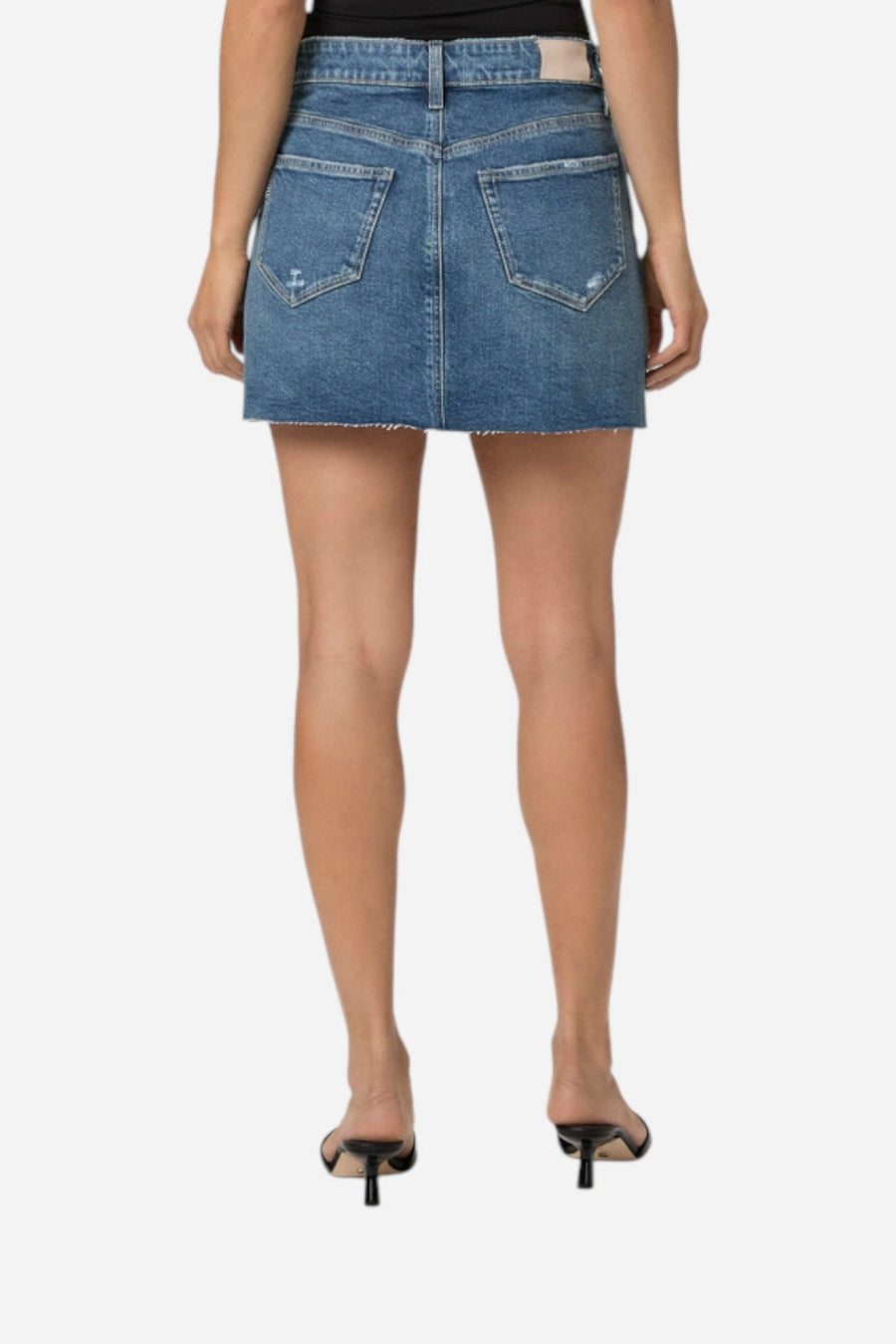 Paige Jessie Skirt in Storybook Distressed – side view