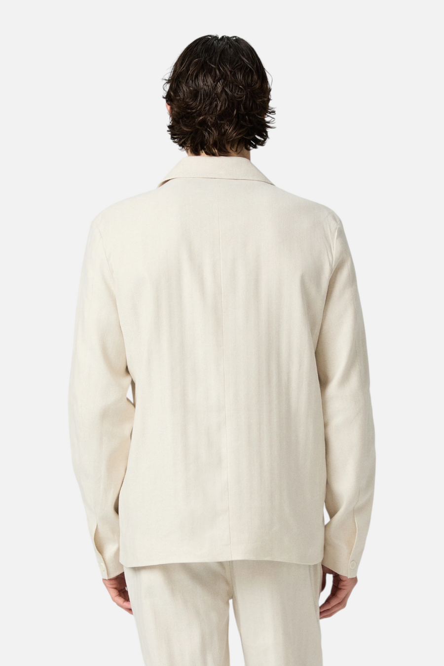 Paige Latigo Jacket in Fossil Herringbone – detail