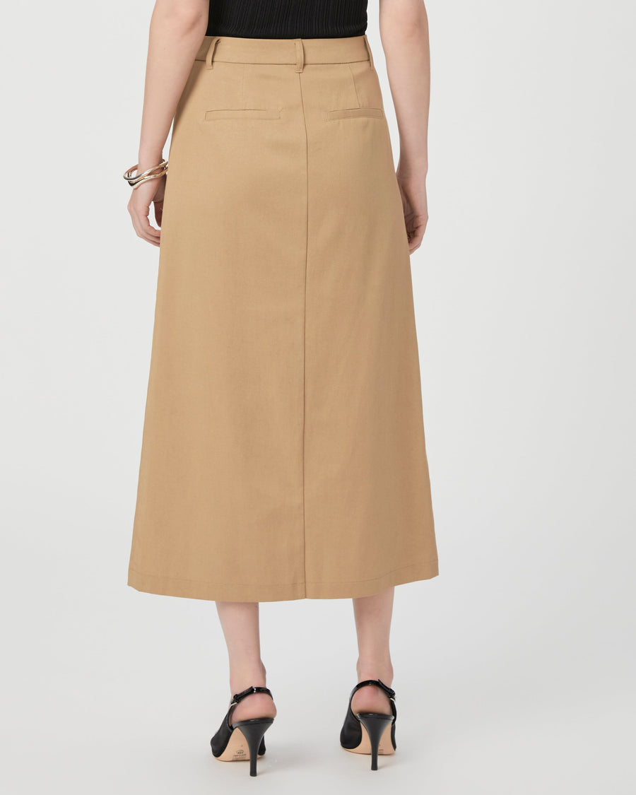 Paige Maureen Skirt in Sandstone – detail