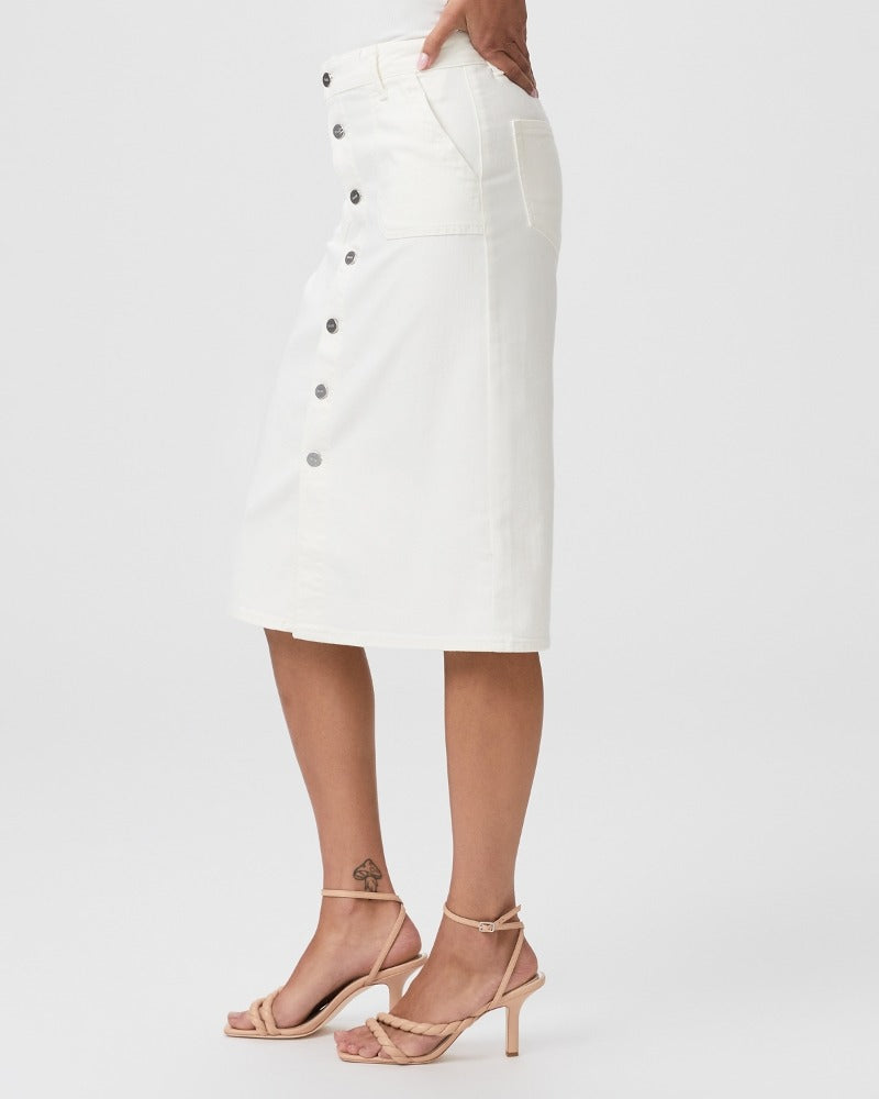 Paige Meadow Midi Skirt Utility Pockets – side view