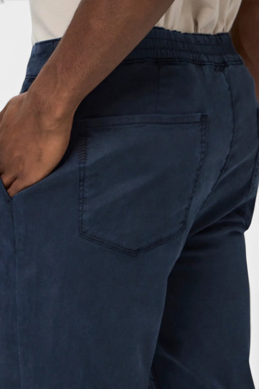 Paige Men's Fraser Pant in Vintage Deep Anchor – flat lay