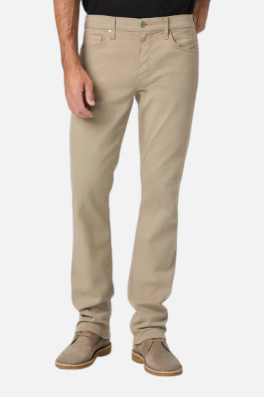 Paige Men's Normandie Pant in Toasted Almond – on model