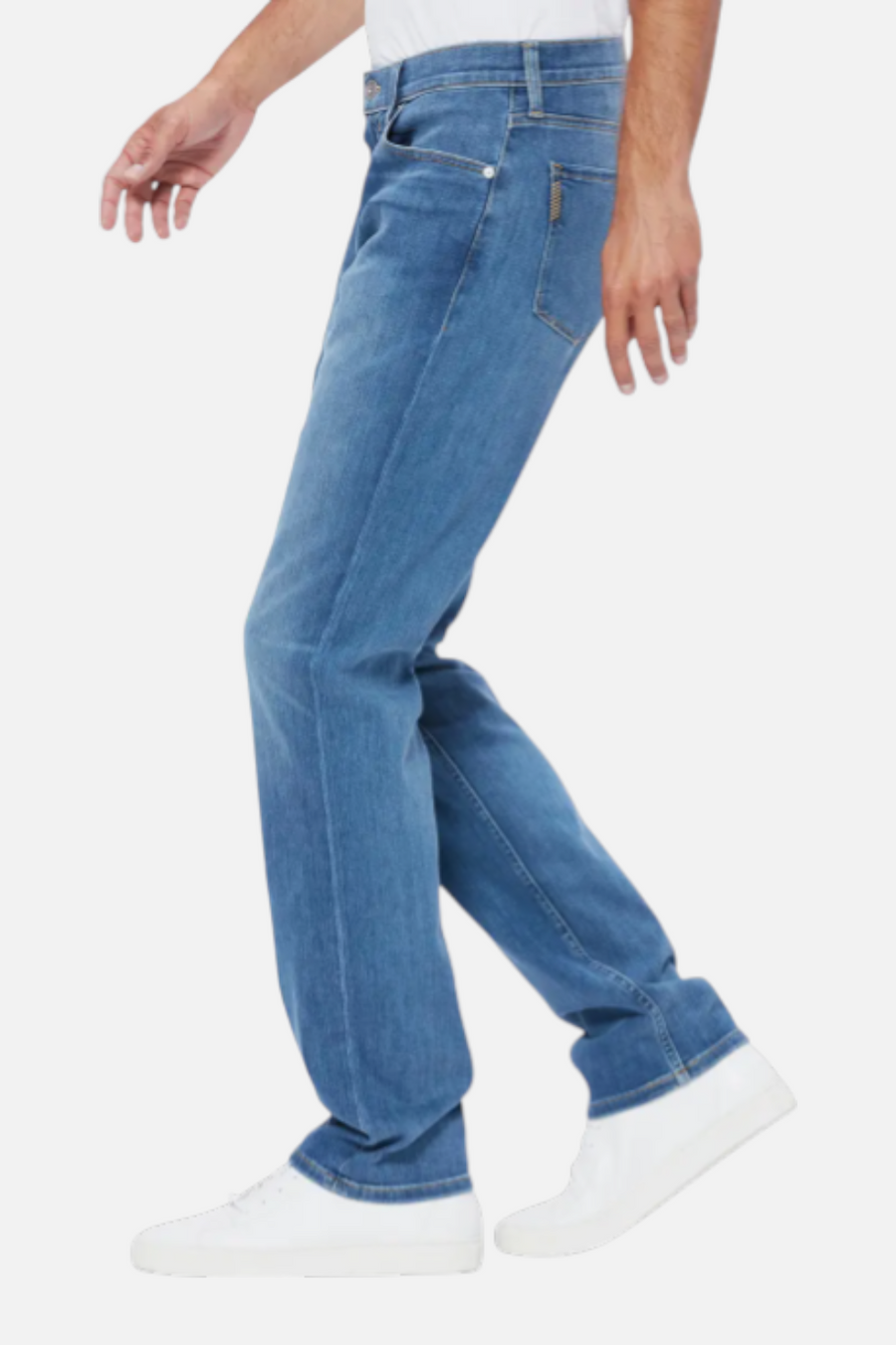 Paige Men's Transcend Normandie Straight Leg Jean in Cartwright – back view