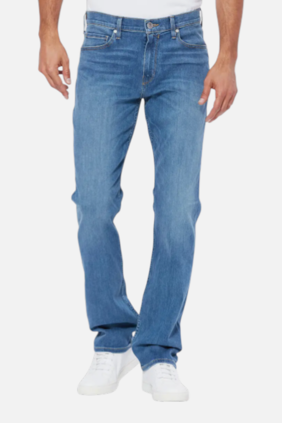 Paige Men's Transcend Normandie Straight Leg Jean in Cartwright – front view