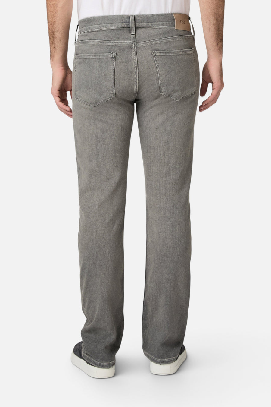 Paige Normandie Straight Jean in Axtell – detail