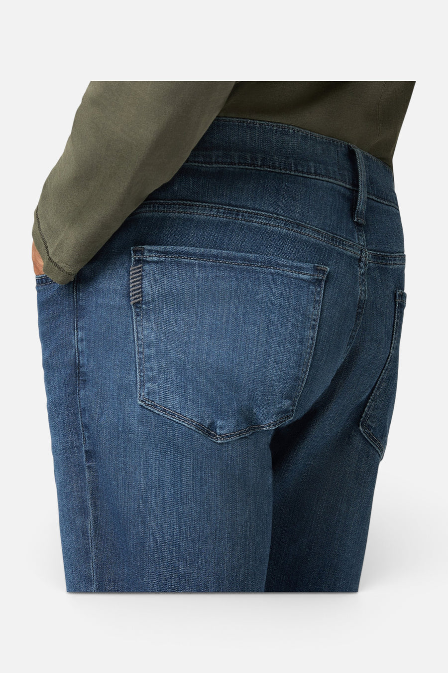 Paige Normandie Straight Jean in Elgin – flat lay