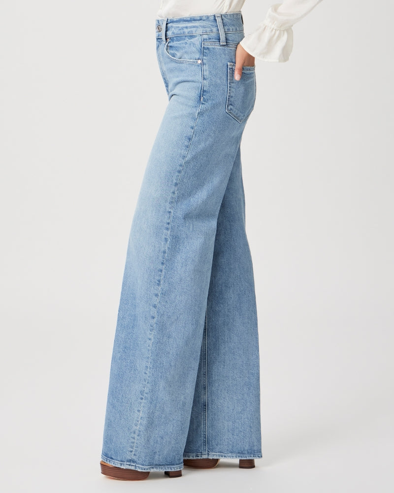 Paige Sasha 32" Denim Jeans in Magnifique – side view