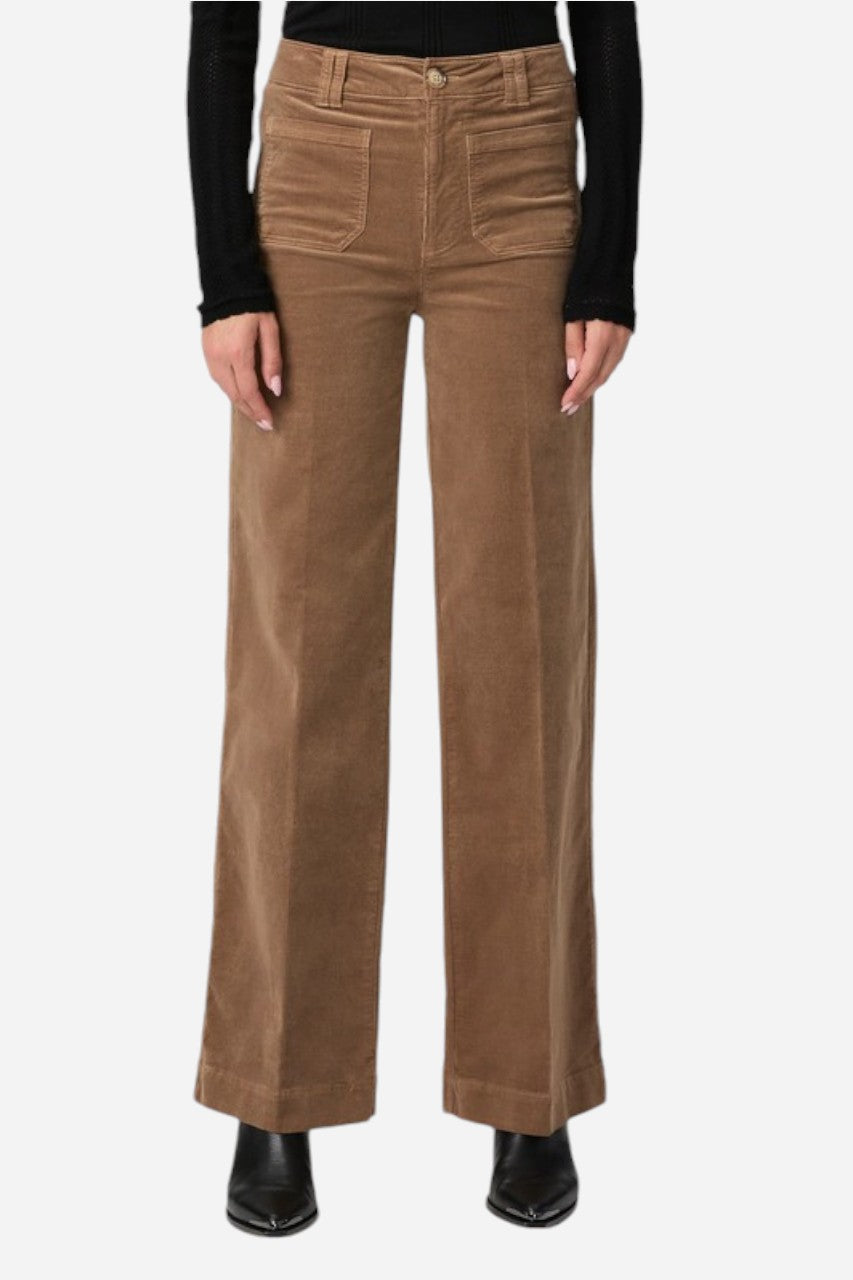 Paige Sasha 32" Patch Pocket in Burnt Sugar – front view
