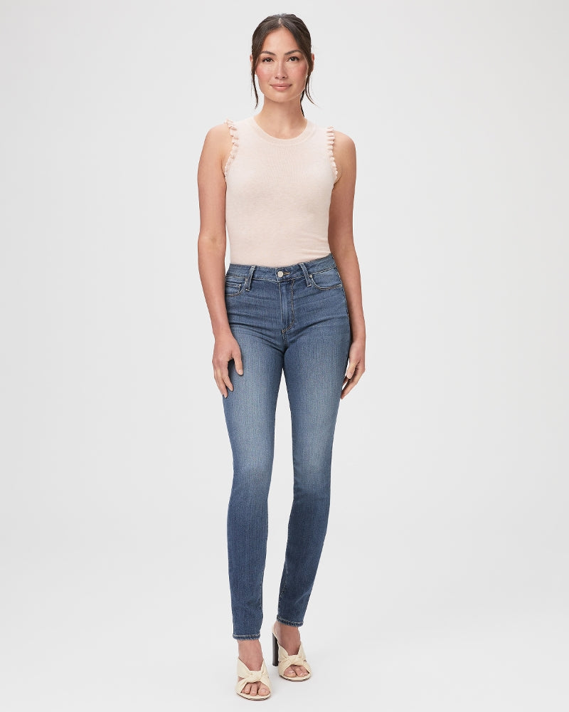 PAIGE Somi Sweater Tank in Light Pink Sparkle – back view