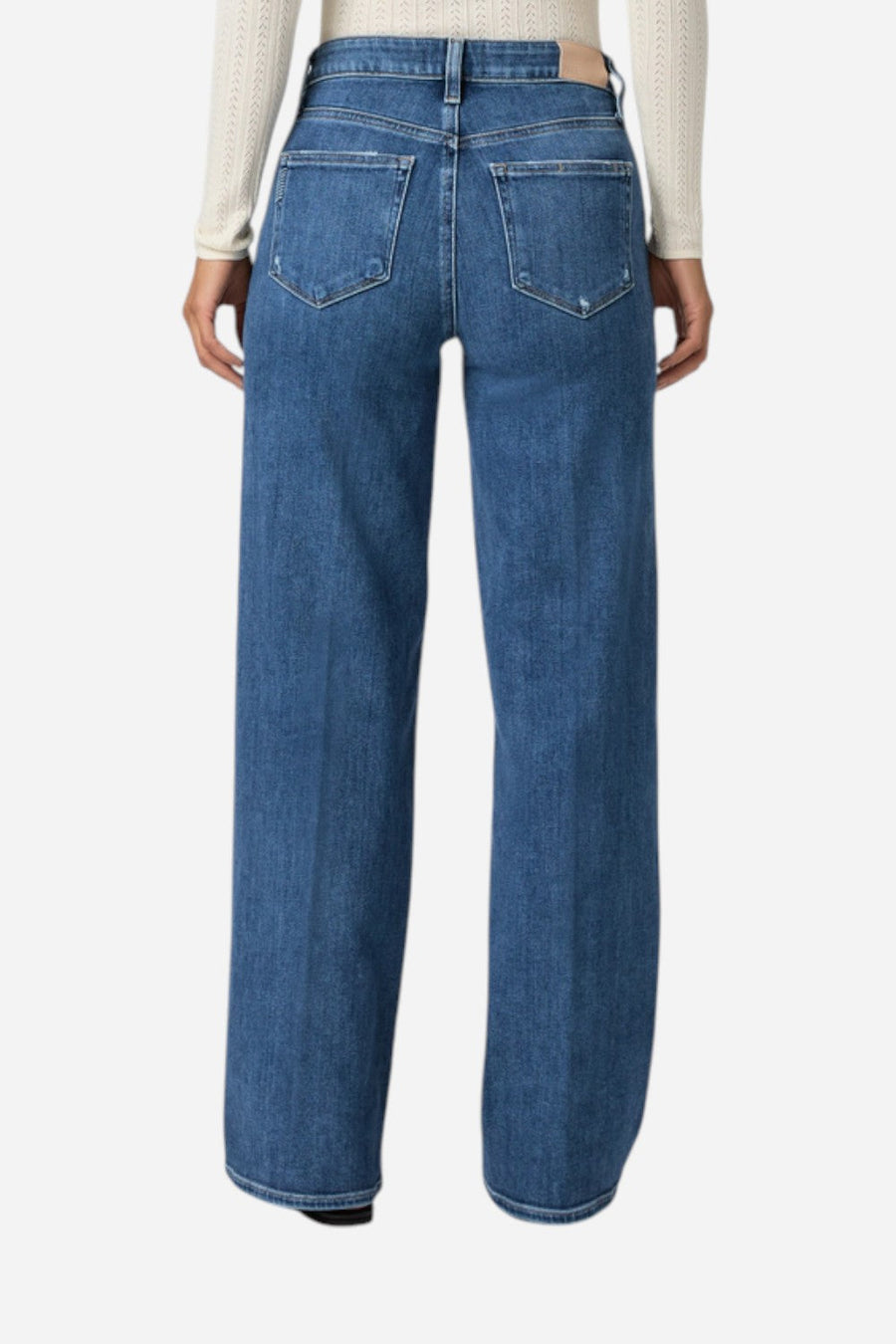 Paige Tatum 32" Wide Leg Jean in Bookshelf – side view