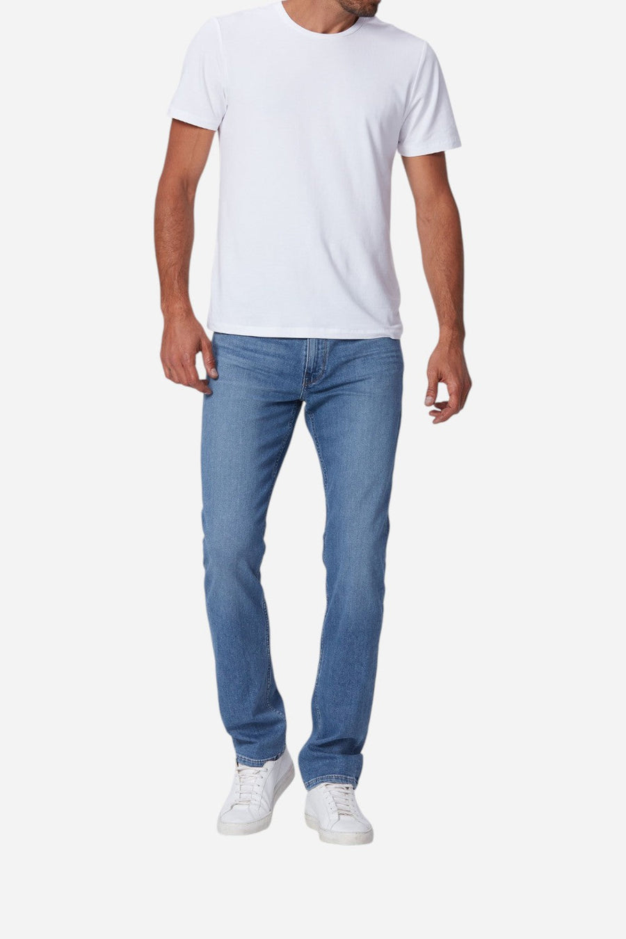 Paige Transcend Federal Slim Straight Jean in Canos – detail