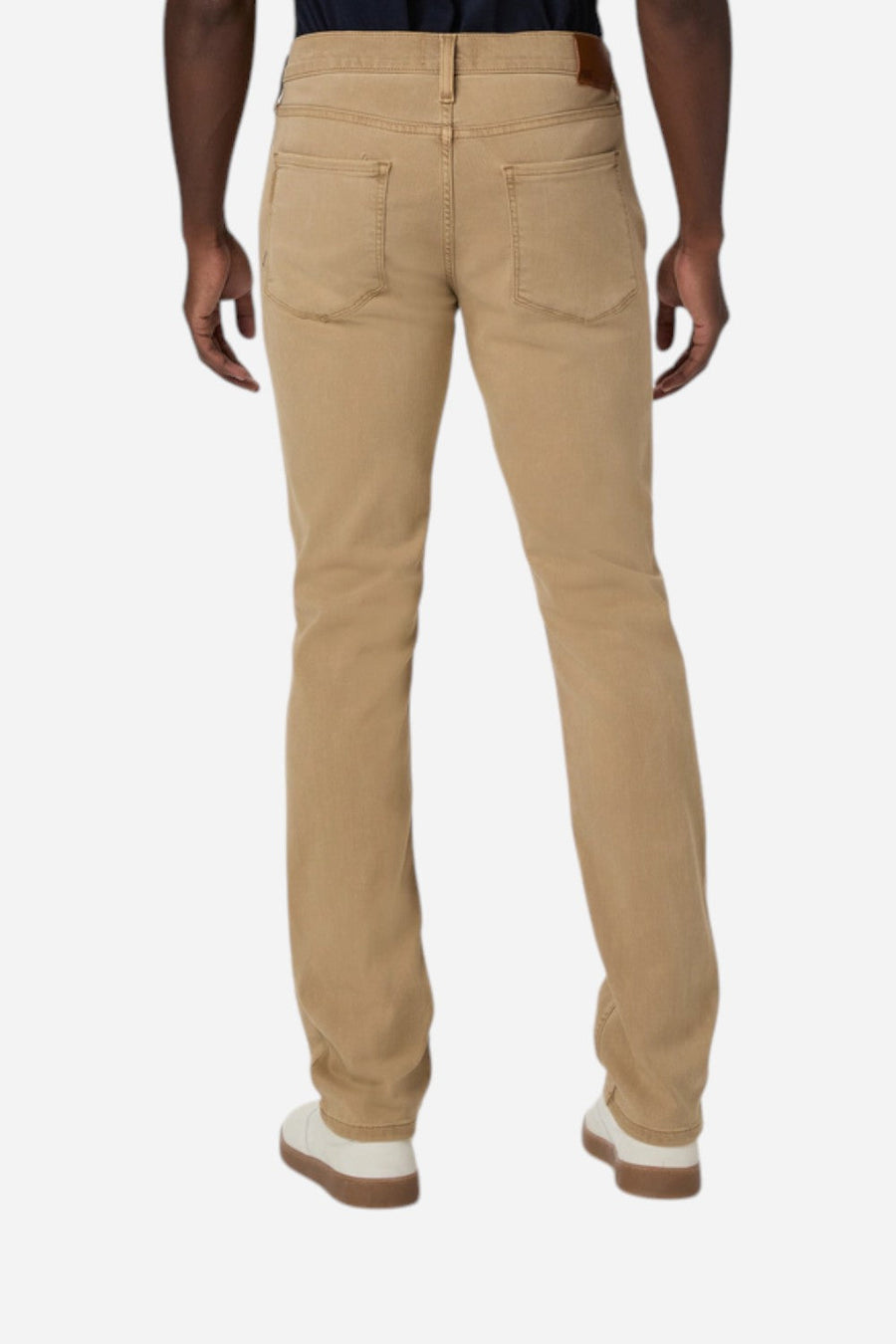 Paige Transcend Federal Slim Straight Jean in Vintage Light Oak – side view