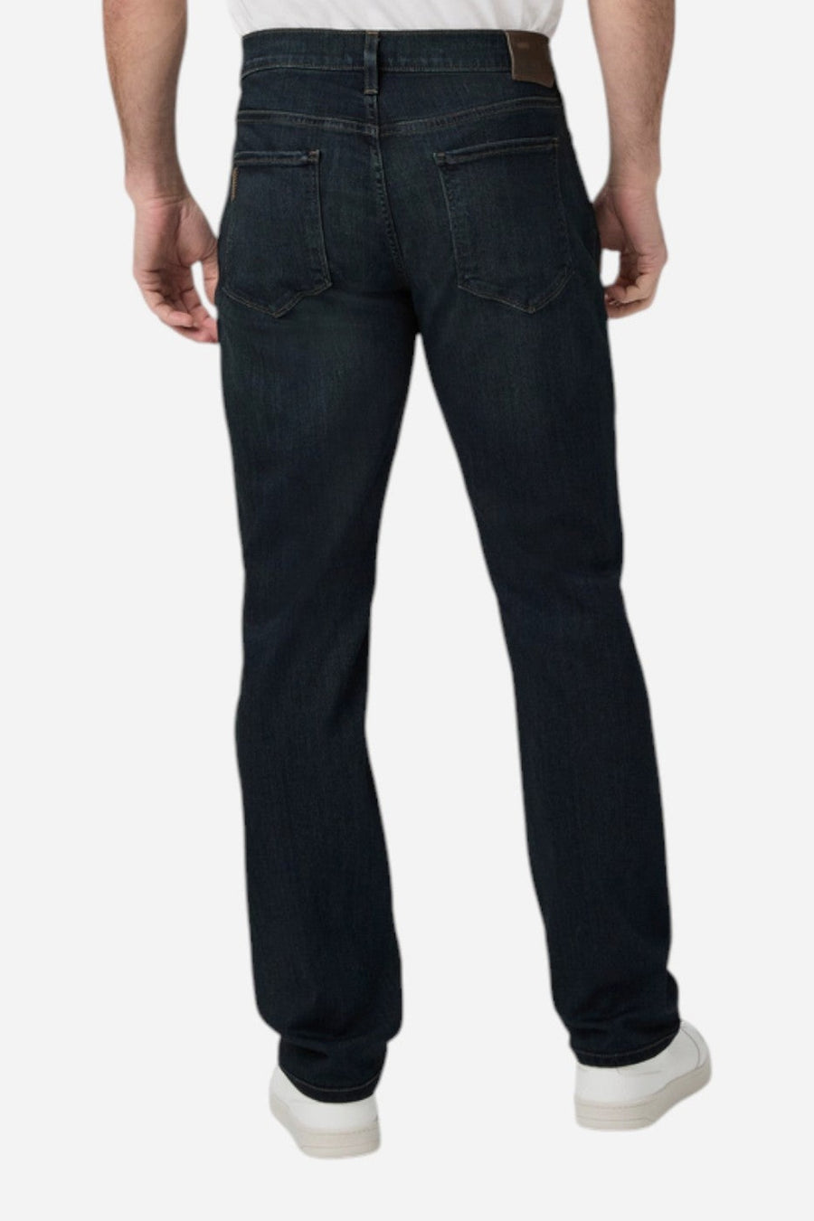 Paige Transcend Normandie Straight Jean in Cellar – on model