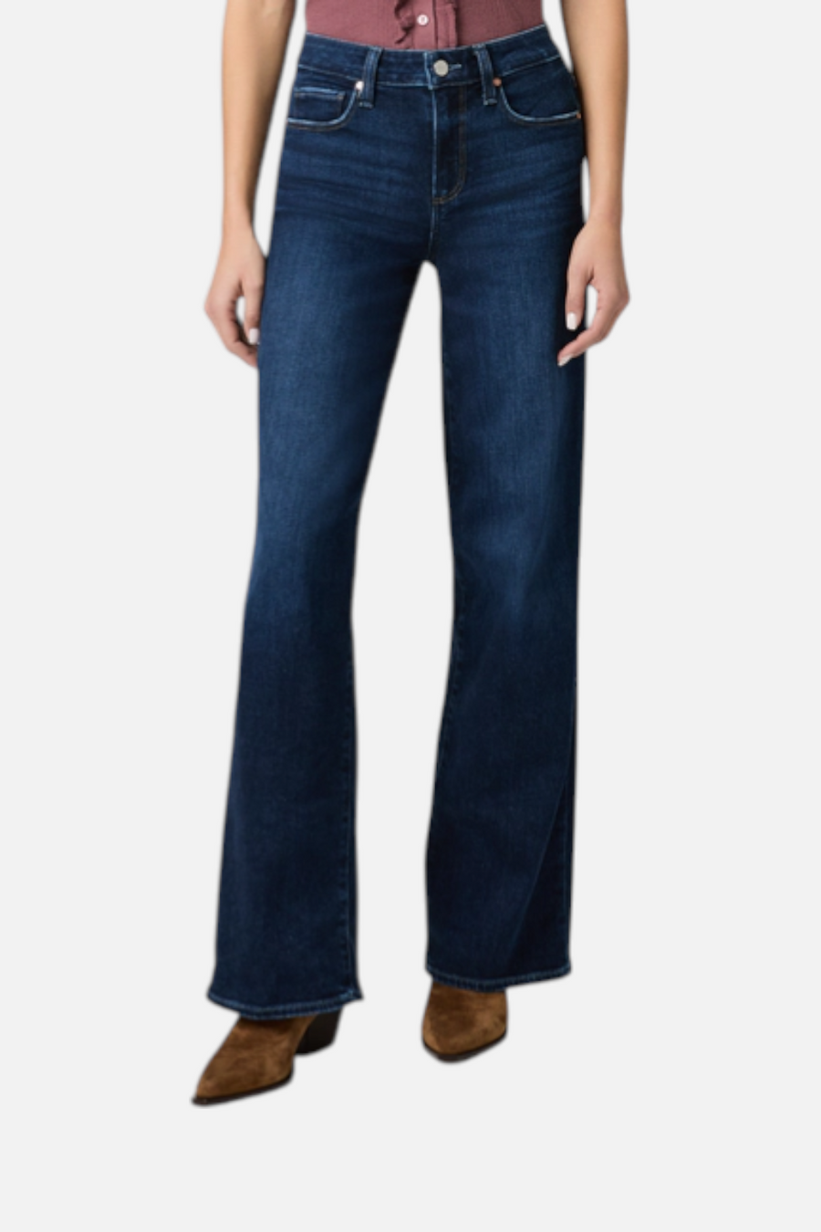 Paige Women's Tatum 32" Wide Leg Jean in Cambre – back view
