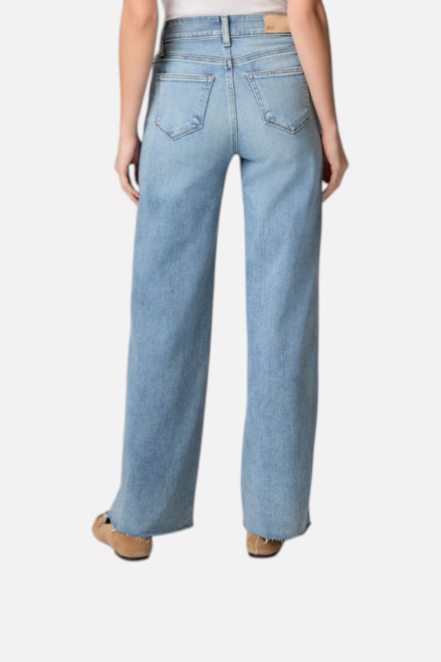 Paige Womne's Anessa 31" Wide Leg Jean in Explorer – detail