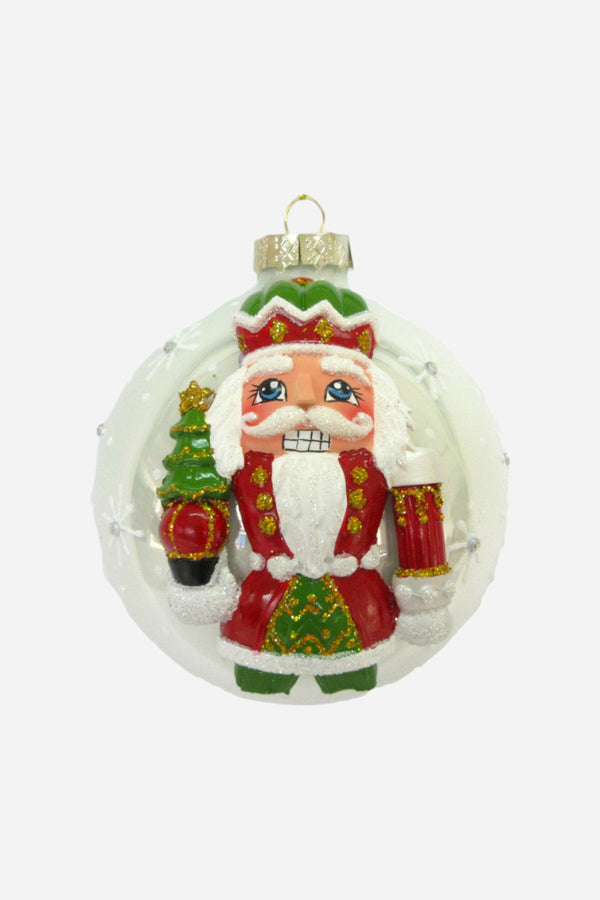 Painted Nutcracker Ornament 5"