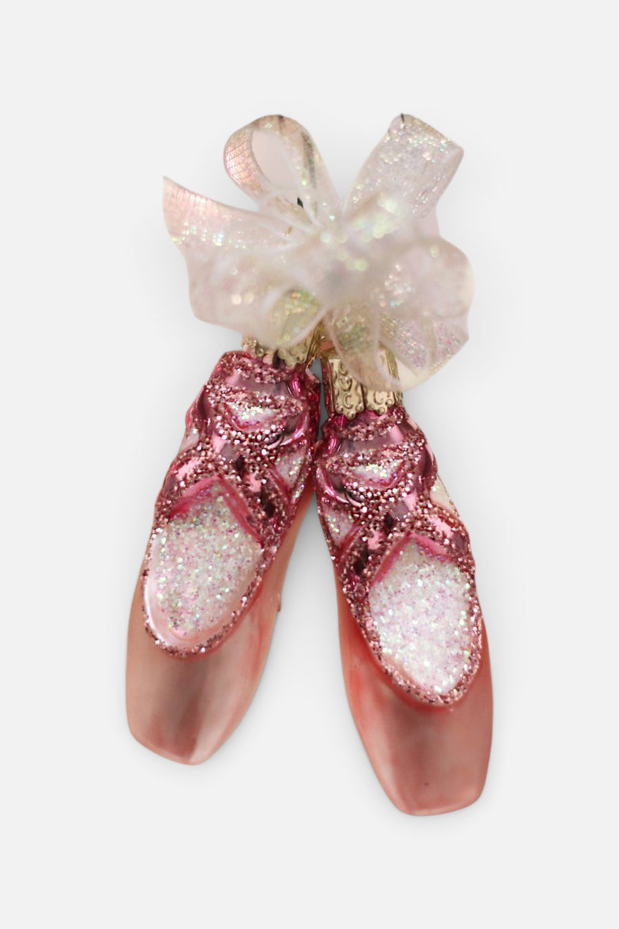 Pair Of Ballet Slippers Ornament – back view