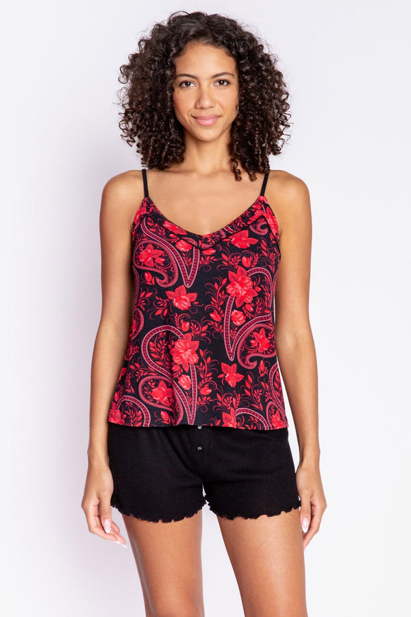 Paisley Nights Cami in Black