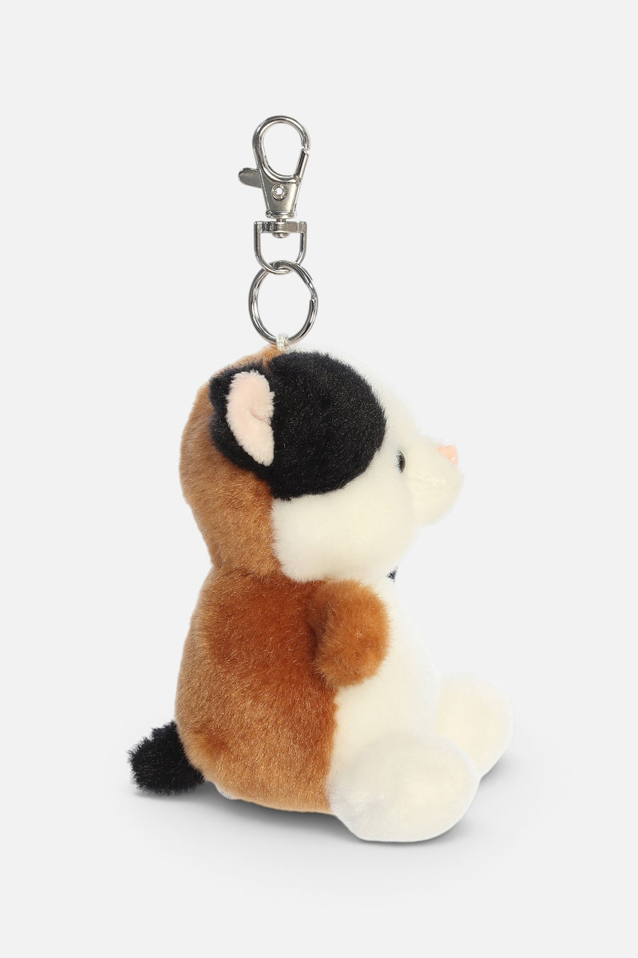 Palm Pals Peebs Calico Cat Clip-On – side view