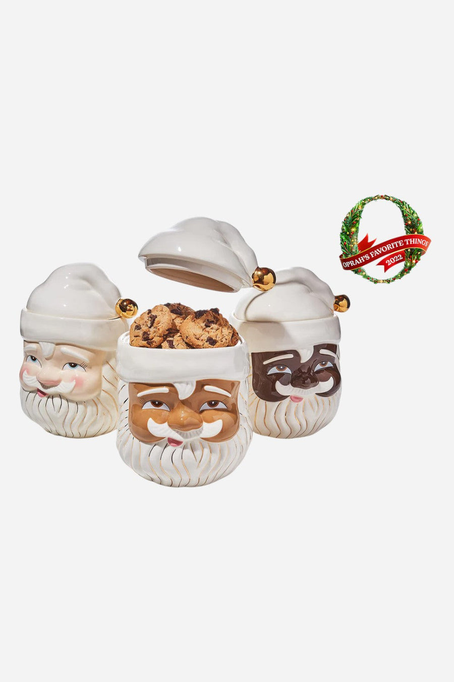 Papa Noel African American Santa Cookie Jar – back view
