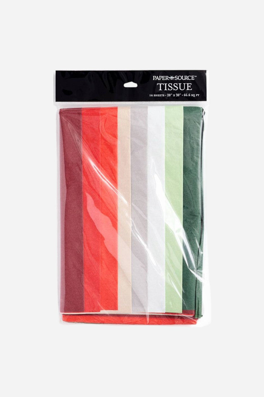 Paper Source Holiday Colorscope Tissue Paper - Set of 16 – back view