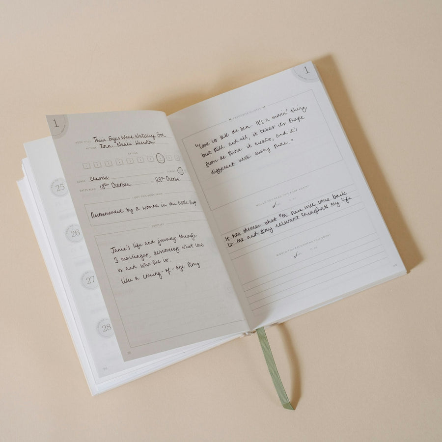 Papier The Midnight Hour Foiled Reading Journal – flat lay