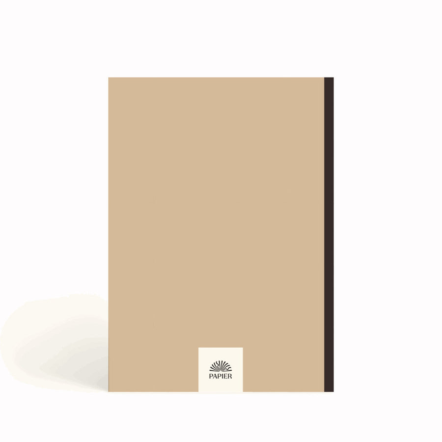 Papier Wonder Reading Journal – back view
